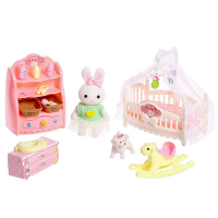 Игровой набор &laquo;Зайчик: детская комната&raquo; с набором мебели, питомцем и аксессуарами, МИКС