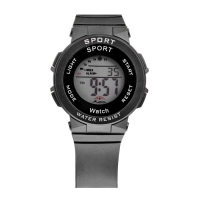 Часы наручные электронные, d-4 см, 3 АТМ, черные Часы наручные электронные, d-4 см, 3 АТМ, черные