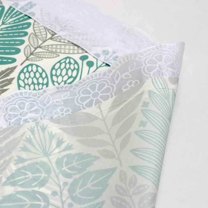 Скатерть на нетканой основе многоразовая с кружевом «Кружево», 130×140 см Скатерть на нетканой основе многоразовая с кружевом «Кружево», 130×140 см