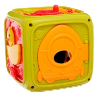 Развивающая игрушка &laquo;Умный кубик&raquo;, 3 в 1: ионика, сортер, бизикуб, звук