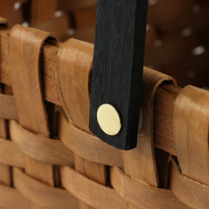 Набор корзин плетеных из 2 шт, 26х22хH15/28 см, 22х17хH12/24 см, секвойя