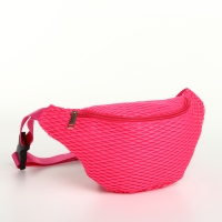 Поясная сумка на молнии, цвет розовый Поясная сумка на молнии, цвет розовый