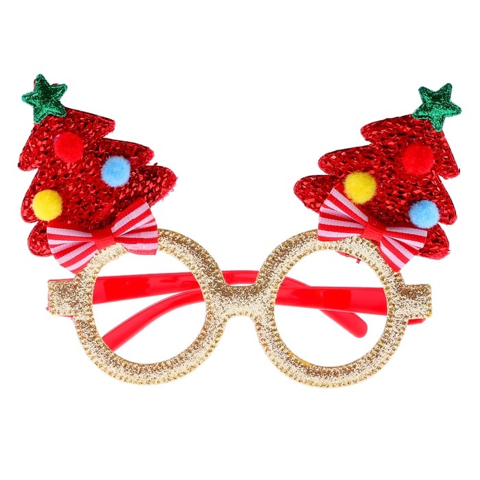 Карнавальные очки &laquo;Новогодние&raquo;, цвета МИКС