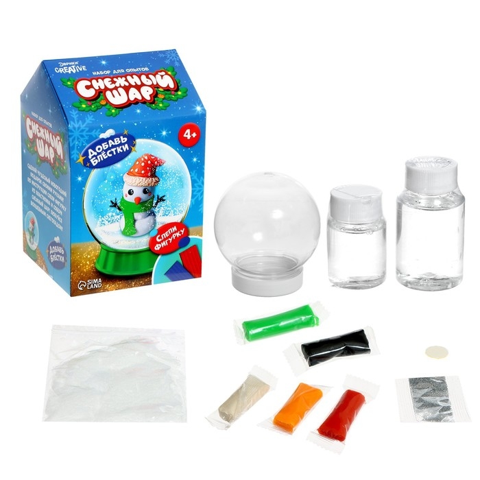 Набор для опытов &laquo;Снежный шар. Снеговик&raquo;