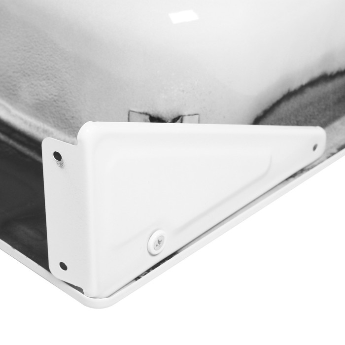 Мойка кухонная стальная Мойка кухонная стальная "Сантэкс", 500 х 500 х 160 мм, эмалированная, с кронштейнами