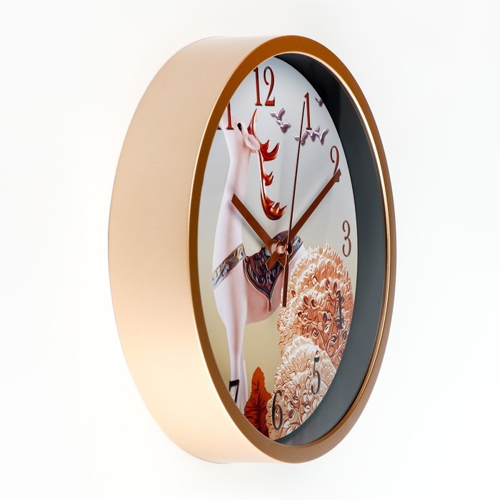Часы настенные "Сказка", d-20 см, плавный ход
