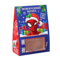 Коробка подарочная "Сказочная почта" 20х28х10 см, Человек паук Коробка подарочная "Сказочная почта" 20х28х10 см, Человек паук