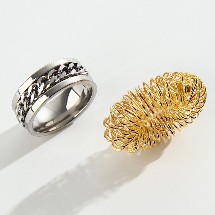 Кольцо и массажер «Двойная доза», 2 шт, 6 х 6 см Кольцо и массажер «Двойная доза», 2 шт, 6 х 6 см