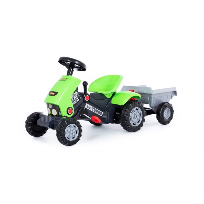 Педальная машина для детей &laquo;Turbo-2&raquo;, с полуприцепом