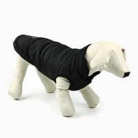 Одежда для собак. Куртка зимняя &laquo;Тёплая зима&raquo;, чёрная, размер S