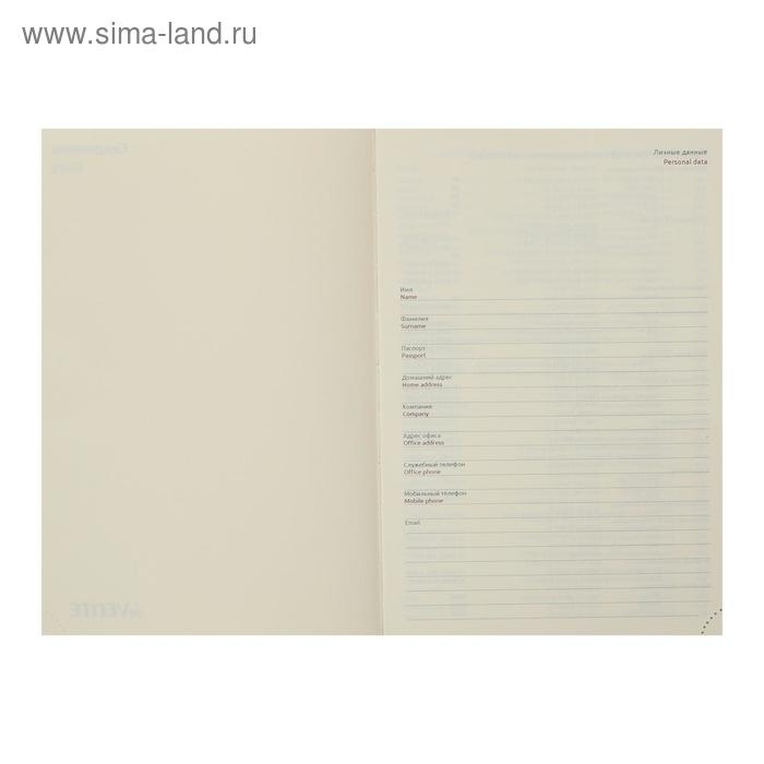 Ежедневник недатированный А5, 160 листов, deVENTE. Norwich, обложка искусственная кожа, 2 ляссе, тонированный блок 70 г/м2, чёрный