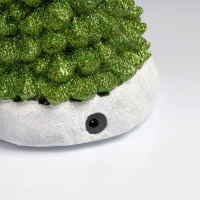 Светодиодная фигура &laquo;Новогодняя ёлка&raquo; 13 &times; 23 &times; 13 см, полистоун, батарейки АААх2 (не в комплекте), свечение мульти