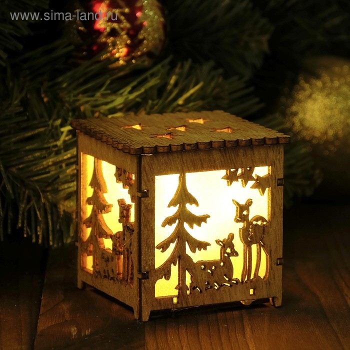 Декор с подсветкой &laquo;Зимний лес&raquo;