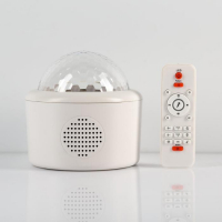 Световой прибор &laquo;Волны&raquo; 10.5 см, лазер, динамик, пульт ДУ, свечение мульти, 5 В