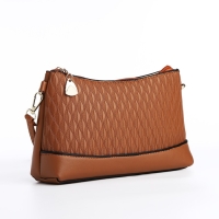 Сумка кросс-боди на молнии, цвет коричневый Сумка кросс-боди на молнии, цвет коричневый