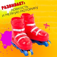 Пальчиковые роликовые коньки &laquo;Слалом&raquo;, цвета МИКС