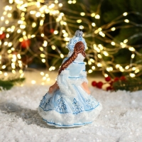 Елочное украшение "Снегурочка с косами" 17,50 см