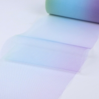 Фатин, 15 см, 11 &plusmn; 1 г/кв.м, 23 &plusmn; 1 м, цвет зелёно-голубой градиент №6