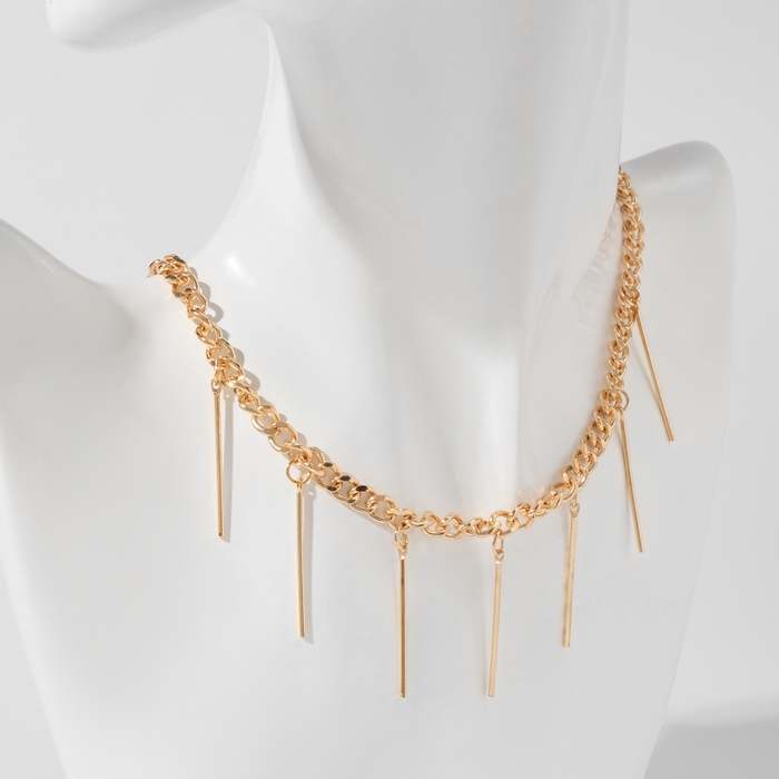 Колье &laquo;Цепь голден&raquo; дерзость, цвет золото, 40см