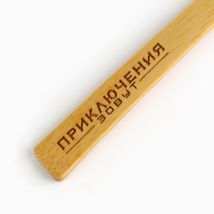 Ложка бамбуковая &laquo;Следуй за мечтой&raquo;, 3 х 16 см.