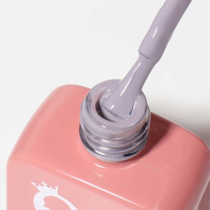 Гель лак для ногтей &laquo;SIMPLE&raquo;, 3-х фазный, 10 мл, LED/UV, цвет серый (108)