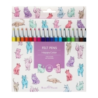 Фломастеры 18 цветов Happycolor, МИКС Фломастеры 18 цветов Happycolor, МИКС