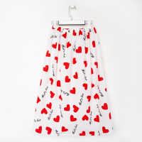 Полотенце для бани &laquo;Сердечки&raquo; женское парео,80х150&plusmn;4 см, 100% хлопок, ваф. полотно, 160 гр/м2