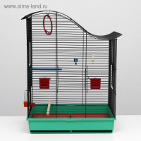 Клетка для попугая "Фиона", 4 яруса, 48 х 38 х 65 см, микс цветов Клетка для попугая "Фиона", 4 яруса, 48 х 38 х 65 см, микс цветов
