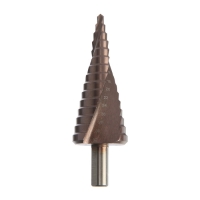 Сверло ступенчатое ТУНДРА ПРОФИ, HSS-Co, спиральный профиль, трехгранный хвостовик, 4-32 мм Сверло ступенчатое ТУНДРА ПРОФИ, HSS-Co, спиральный профиль, трехгранный хвостовик, 4-32 мм