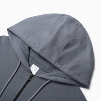 Толстовка мужская, начёс, цвет тёмно-серый, размер 56 Толстовка мужская, начёс, цвет тёмно-серый, размер 56