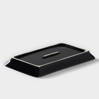 Блюдо фарфоровое Verde notte, 12&times;20,5 см