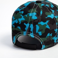 Кепка детская MINAKU "Камуфляж" цвет зелёный-голубой, размер 44-46 Кепка детская MINAKU "Камуфляж" цвет зелёный-голубой, размер 44-46