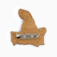 Значок новогодний &laquo;Новый год: факультет Алкодор&raquo; 3,7 х 4 см