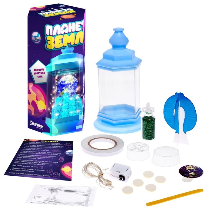 Набор для опытов «Планета Земля», ночник Набор для опытов «Планета Земля», ночник