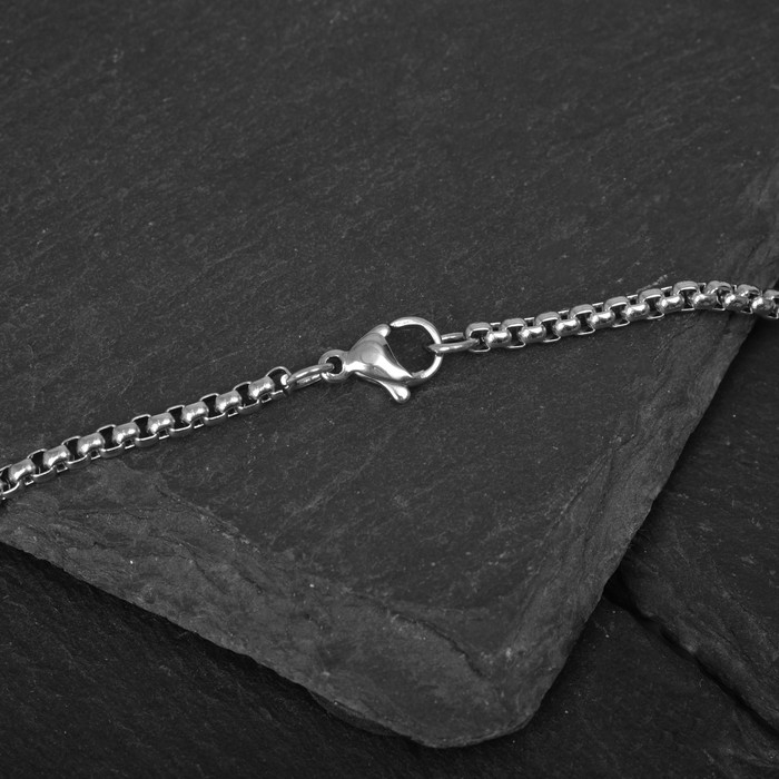 Кулон &laquo;Крест&raquo; готика, цвет серебро, 60 см