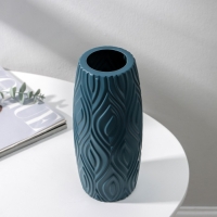 Ваза для цветов, 9,5&times;9,5&times;22,5 см, 1,35 л, цвет МИКС