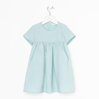 Платье детское с карманом KAFTAN, р. 34 (122-128), мятный Платье детское с карманом KAFTAN, р. 34 (122-128), мятный