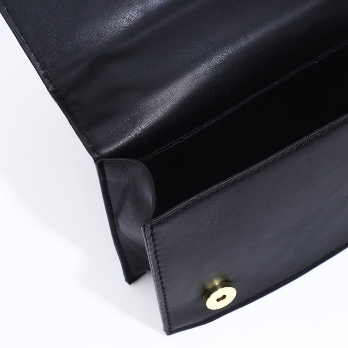 Сумка-мессенджер на магните, цвет чёрный Сумка-мессенджер на магните, цвет чёрный