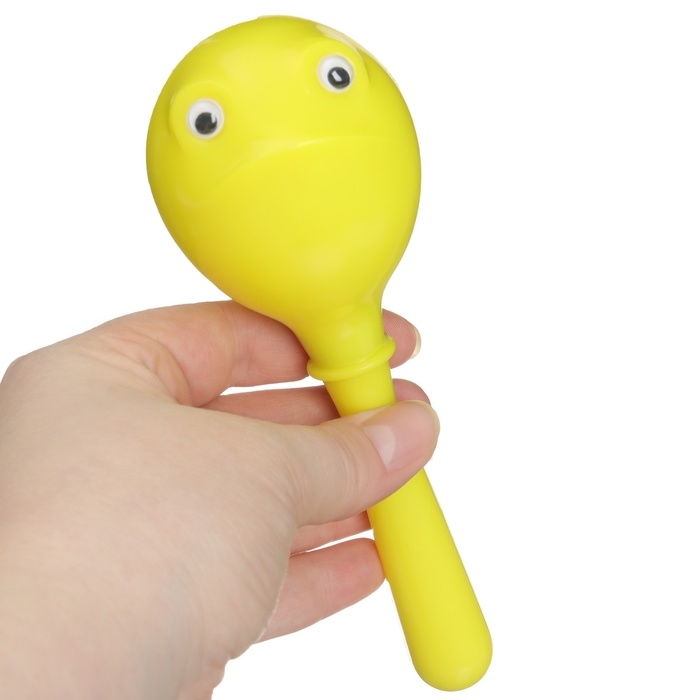 Погремушка &laquo;Лягушонок: перкуссионный маракас&raquo;, шейкер, цвет МИКС, Крошка Я