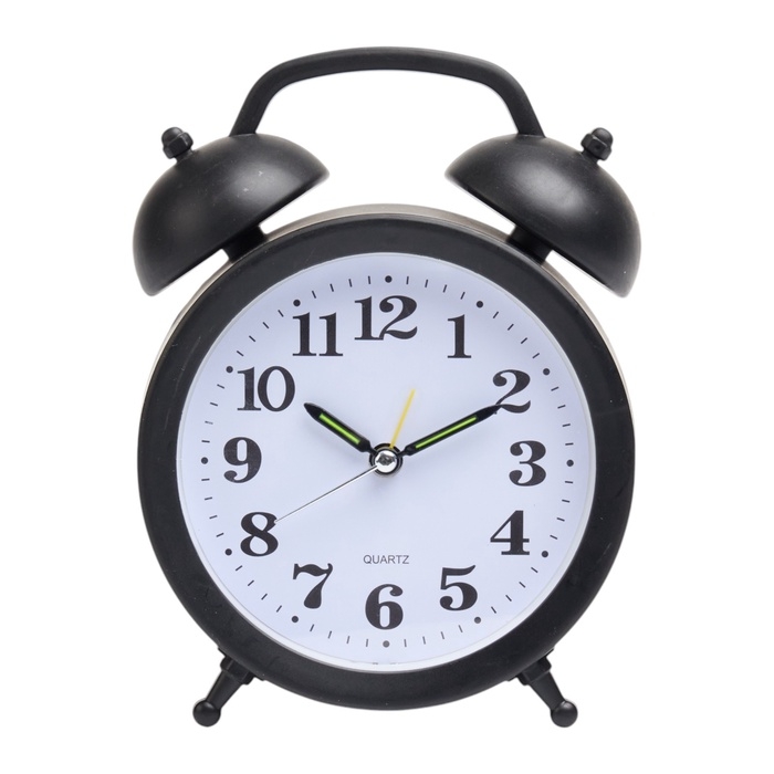 Часы будильник настольные, на батарейках, 18.5 х 14 х 4.1 см, циферблат d-11 см Часы будильник настольные, на батарейках, 18.5 х 14 х 4.1 см, циферблат d-11 см