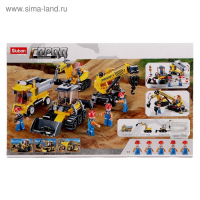 Конструктор &laquo;Город. Строительство магистрали&raquo;, 465 деталей