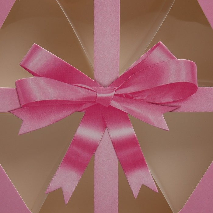 Коробка кондитерская складная, упаковка &laquo;Бант&raquo;, 23 х 23х 4 см