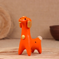 Абашевская игрушка "Собачка", 11х5х12 см, Кукушкин И.И. Абашевская игрушка "Собачка", 11х5х12 см, Кукушкин И.И.