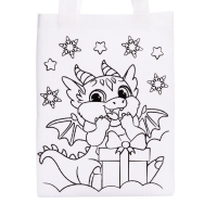 Сумка-шопер, раскраска &laquo;Дракон. Новый год&raquo;
