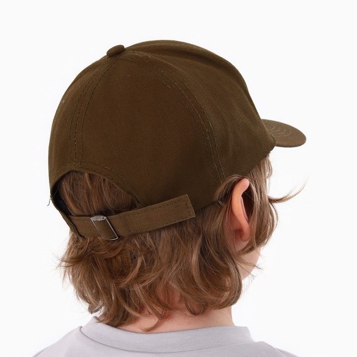 Кепка детская для мальчика Overhat, цвет коричневый, р-р 52-54, 5-7 лет Кепка детская для мальчика Overhat, цвет коричневый, р-р 52-54, 5-7 лет