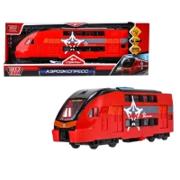 Модель локомотива поезда «Аэроэкспресс», свет, звук, 30 см, инерция Модель локомотива поезда «Аэроэкспресс», свет, звук, 30 см, инерция