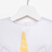 Платье детское "Единорог" KAFTAN, р. 32 (110-116 см) Платье детское "Единорог" KAFTAN, р. 32 (110-116 см)