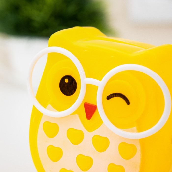 Ночник Ночник "Совенок" 220V 0,1W сохраняет энергию МИКС 7,5х7,5х3,7 см RISALUX