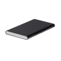 Внешний аккумулятор Luazon PB-17, 4000 мАч, USB, 1 А, индикатор, тонкий корпус,металл,чёрный