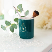 Горшок для цветов с тиснением, &laquo;Лампочка&raquo;, 8 х 9.5 см